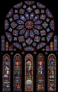 Mary & Anne Chartres Window - full